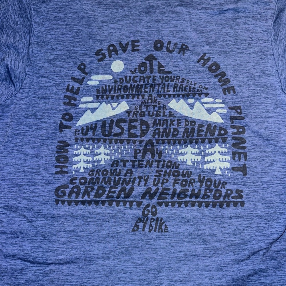 Patagonia Blue Short Sleeve Tee - Picture 4 of 5
